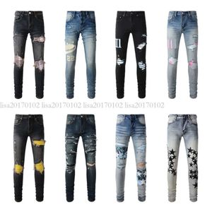 KSUBI Purple Jean Herren Steig elastic Clothing enge Skinny Jeans Designer Fashionq Größe 29-40