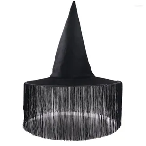 Bruta chapéu de bruxa para a maquiagem de festa de cosplay de Natal e uso diário adulto pico