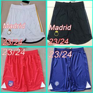 Real Madrid Erkek Futbol Şort 2023 2024 Real Madrid Erkekler Futbol Şort 23 24 Bellingham Vini Jr Modric Home Away Üçüncü Şort Cortos de Futbol