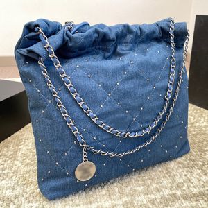 클래식 디자이너 럭셔리 패션 여성 중간 크기 어깨 가방 다이아몬드 패턴 퀼트 대용량 핸드백 고품질 빈티지 진짜 가죽 크로스 바디