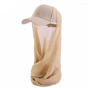 Ethnic Clothing Fashn Women Hijab Baseball Caps z natychmiastowym szalikiem gotowe do noszenia sportu na świeżym powietrzu islam szal turban femme szaliki