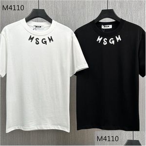 Мужские футболки буквы напечатаны T Рубашки мужские футболка летние повседневные рубашки с короткими рукавами.