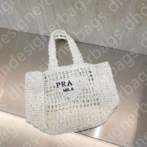 Torba designerska moda raffias słomkowe torby na ramię luksusowe torebki Kobiety duża iCare Maxi Beach Bag 3 Kolor Luksurie Najwyższa jakość prawdziwa skórzana torba z metalową literą