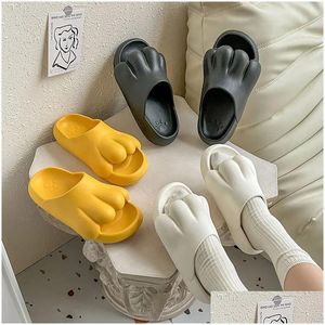 Home Shoes Men Slipper Summer Dog Claw Sandals Womens Slippers Bathroom Couple Non Slip Thick Bottom Soft Sandalias Drop Delivery Ga Dhdob