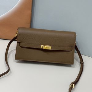 Axelväskor designers kvinna plånbok handväska korsbods påsar sling påse hög kvalitet äkta läder liten klaff med rem handväska designer kvinna handväska crossbody väska