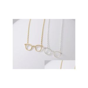 Collane a pendente Vendi Hippie Chic Glass Frame Collana Bohémien Women Neclace