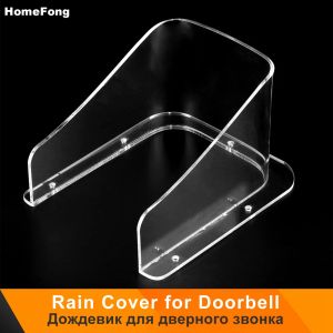 Tillbehör HomeFong Waterproof Shell Outdoor Rain Cover för dörrklocka / åtkomstkontroll EXIT -knapp / låsknapp Transparent akrylmaterial