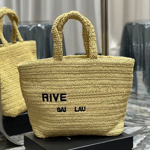 Torba designerska damska moda słoma warkocz torebka duża pojemność lafite trawy tkanie torby letnia