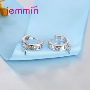 Orecchini penzolanti 10pc all'ingrosso 925 Sterling Silver Hinstome Ganzere auricolari Earwires Gioielli Fatti a mano componenti fai -da -te