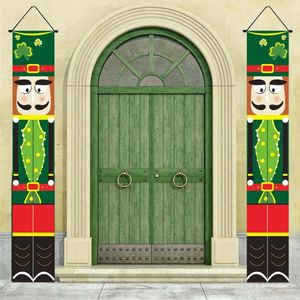 Party Decoration St Patrick's Day Porch Sign Hanging Door Banner Garage For Classroom Holiday Yard Signs Supplies Home Office