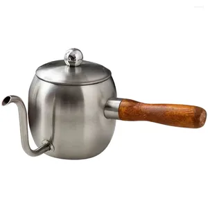 Zestawy naczyń stołowych Kett Kettle Pour Gooseneck Piez Mini Espresso Maszyk Mała herbata ręka kroplowa