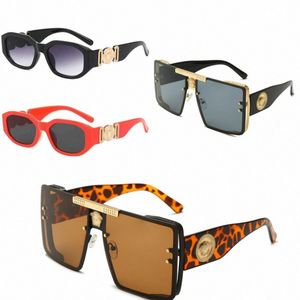 Solglasögon Kvinnor Designer Square Mens Sun Glasses Verssaches For Men Travel Beach Women Glasögon Kör nyanser överdimensionerade kvinnor Polariserade glasögon Z8 7237#