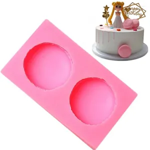 Moldes de cozimento Macarone Silicone Mold Sugar Bolo Decoração de sabão manual Acessórios de vela de decoração Ferramentas de decoração