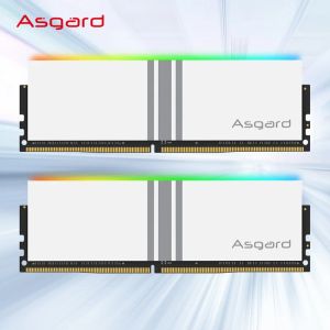 Möss Asgard Valkyrie V5 Series DDR4 RAM PC Memory 8GBX2 3200MHz 3600MHz RGB RAM Polar White Overclocking Performance for Desktop