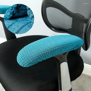 Chair Covers 1Pair Stretch Spandex Armrest Polyester Office Computer Cover Removable Elbow Arm Rest Covering