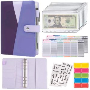 Notebooks frete grátis A6 Notebook 2023 Organizador Organizador Orçamento Binder Envelopes Cadernos e revistas A6 Pastas de fichário
