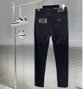 Jeans maschi jeans business nero jeans gamba dritta di fascia alta per nuovi prodotti primaverili ed estivi nuovi pantaloni casuali semplici e versatili per la moda maschile