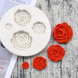 Formy do pieczenia kwiaty Rose silikonowe narzędzia żywica do bułeczki Forma do babeczki