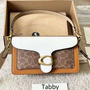 Tabby Designer Bag Tote Luxury Women Shoulder Påsar Toppkvalitet Multu-färg med kedjor Fashion Litchi Leather