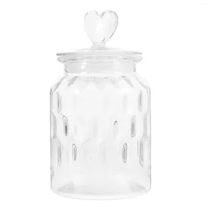 Бутылки для хранения стеклянная банка пищевая банка с крышкой контейнеры чайные банки запечатайте канистры воздушные крышки сахар