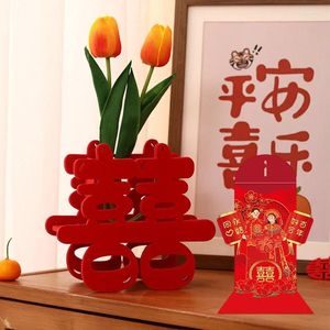 Party Decoration Chinese Wedding Red Envelope Lywed For Couples Marriage Supplies Ideas 3d Pocket