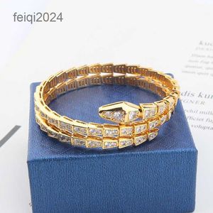 18k guldpläterad orm armband armband för kvinnor män charm oändlighet diamant tennis manschett armband lyx designer smycken modeparty bröllop gåvor par flickor