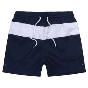 American Casual Quick Drying Pants, Color Blocking Sports 3-part Beach Polo Shorts, Men's Clothing 20