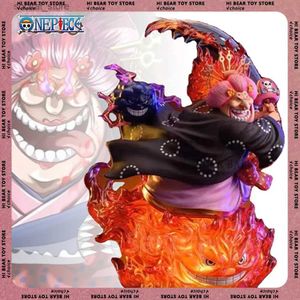 Akcja Figury 26cm One Piece Charlotte Linlin Anime Figure Big Mom Gk Figures Pvc Statue Model Figurine Doll Kolekcja Pokój Ozdobowy Prezent L240402