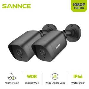 System SANNCE 2/4PCS 2.0MP 1080P TVI Security Cameras Indoor Outdoor IR Night Vision CCTV Surveillance Security Camera With BNC Cable