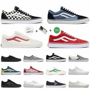 SKOOL Men Women Shoes Flat Skateboard Sneakers Black White Green Vermelho Marinha Red Trainers Sports Sports Casual 72ig#