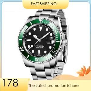 4 Style Super N Factory Watch 904L Steel Men's 41mm Black Ceramic Bezel Sapphire 126610 Diving 2813 1985