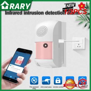 Detektor 1/3pcs Tuya WiFi PIR Infrarot Detektor Smart Home Human Motion Sensor 25 kg PET -Sicherheitsschutz Alarm App Remote Remote