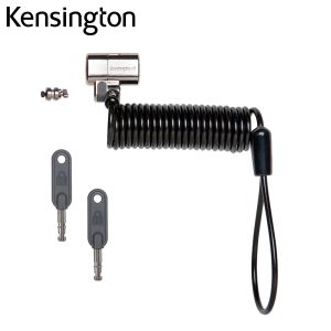 Lock New Kensington Original ClickSafe Bloqueio de laptop com chave com 1,8m de cabo de aço enrolado Alto nível de segurança para laptop K64699