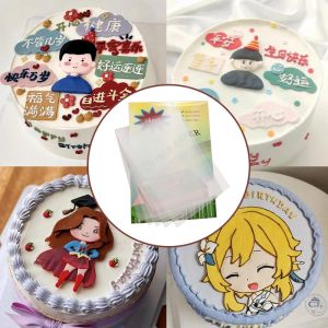 Carta di zucchero commestibile di carta per la stampa di torte Crea fogli di glassa Lollipop personalizzati con immagini e motivi