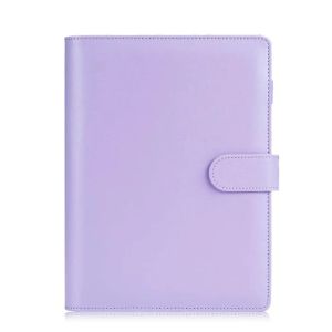 Binder A5 PU PETH BILTTANO BUTOLLA BUTOLLO 6 RINGHI ALLA RINGO CON DESIGN ELESTRO, COPERCHIO DI BINTER ORGANIZZATORE PERSONALE con chiusura magnetica