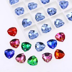 28PCS Fat Triangle Crystal Wszystkie kolory szycia na kamienia