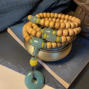 Strand Natural Xingyue Bodhi 108 Old Seeds Materials Aventurine Necklace Safety Buckle Bracelet