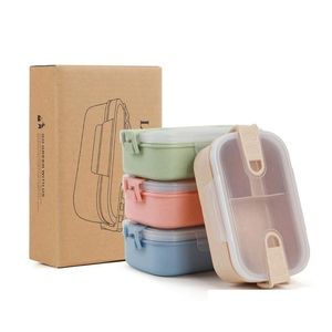 Borse per il pranzo borse di grano St Box a microonde Bento Boxes Health Natural Student Portable Food Storage Dinner 3 Colori Droping Delivery Home DHGVZ