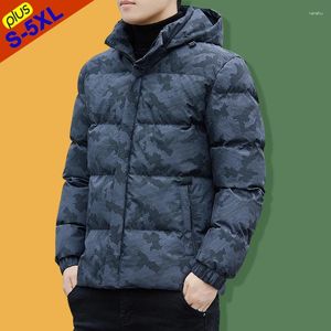 Men's Jackets Winter Men Coats Male Korean Style Ins Fashion Bomber Jacket Plus Size M-5XL Hooded Outwears Boy Drop