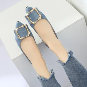 Casual Shoes Women Pointed Shallow Flats Luxury Elegant Pumps Woman Loafers Autumn Moccasins Ballerinas Soft Ladies Wholesale