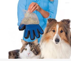 Abbigliamento per cani Accessori per animali domestici all'ingrosso Accessori gatti cani massaggio guanto morbido tprpace pennello da bagno cucchiaio pettina