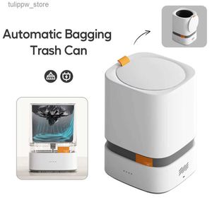 Lixeiras de resíduos 9/15L Bagbagem automática Lixo inteligente pode ser inteligente lixo estreito lata de banheiro lixo com lid lixo casket smart home l46