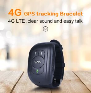 Alarm Security Intelligent Tracker GPS LBS WiFi Tracking Device äldre GPS Tracker Position Armband Watch Global Track Device