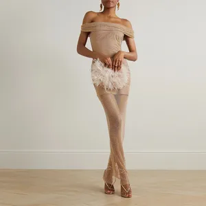 Lässige Kleider sexy trägerlos Long für Frauen 2024 Y2K Kleidung elegante Abendkleid -Kleider Mode ärmellose Abschlussball Outfits Dame Kleidung