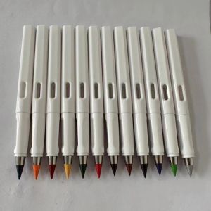 Matite colorano eterna testa a matita 12pcs/set disegno magia asorte spazzata