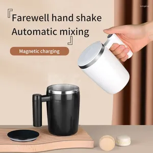 Muggar USB Automatisk självrörande magnetisk mugg 304 Rostfritt stål Smart kaffemjölkblandare Star Cup Thermal Blender Gift Water Bottle