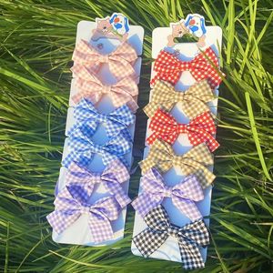 Dog Apparel Fashion Plaid Pet Tie Bow Bowknot Hottiming Classic Classic Bowtie Collar Puppy Future Supplies Produto