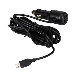 Micro/Mini Dual USB Smart Charger 5V 3.5A 3.5m Car Power Charger Adapter Cable Cord for Navigator GPS Driving Recorder