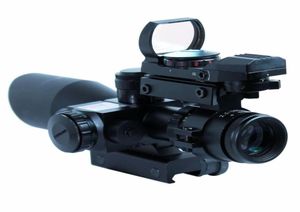 2510x40 Scope di fucile tattico con laser rosso HD101 DOT olografico Sight8392917