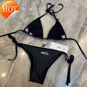 Designer Sexy Bikini Sets 2024 New Fashion Women Fashion Letter Print Short Set Thongs Bra Beach Party Sexy Push Up Bandage Bathing Suit Swim Wear Cc